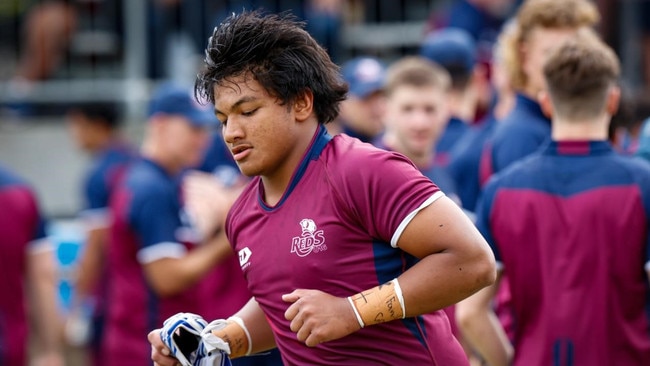 Princeton Ioane in action for the Queensland Reds Under 16s.