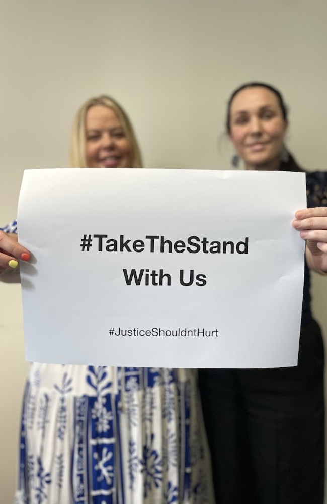 Nina Funnell and Madi Lane are urging Aussies to Take The Stand.