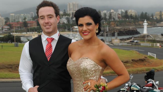 St Patrick’s College, Campbelltown year 12 students celebrating their formal in Wollongong in 2012.