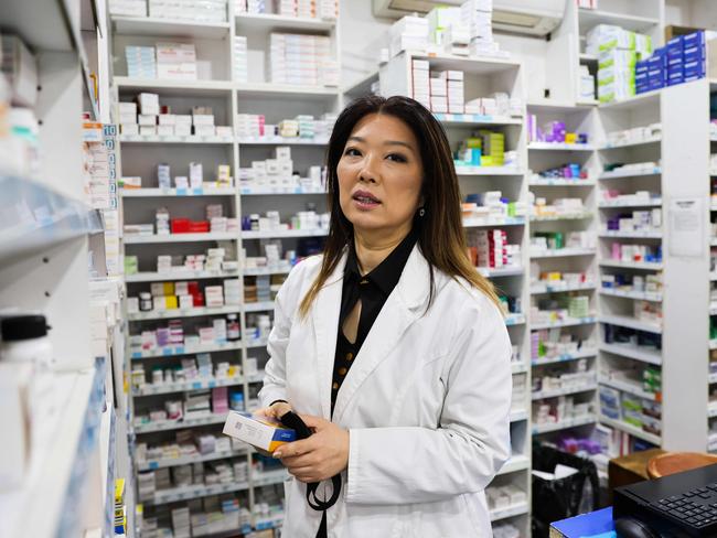 21-07-21- Angela Song has been a pharmacist in the Campsie region for 29 years and says she would love to be part of the vaccine rollout but to her disappointment found expressions of interest had closed in early February. With her LGA in hard lockdown and community in the grips of covid crisis she wants to be part of the solution and is calling on authorities to reopen expressions of interest. Picture Ryan Osland