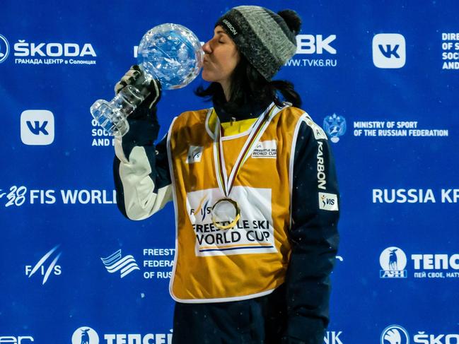 Peel takes the gold in Russia and the Crystal Globe as World Cup champion. Picture: Mateusz Kielpinski (FIS)