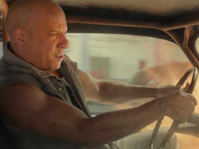 Vin Diesel (as Dom) in a scene from film The Fate of the Furious.This scene was filmed in Havana, Cuba