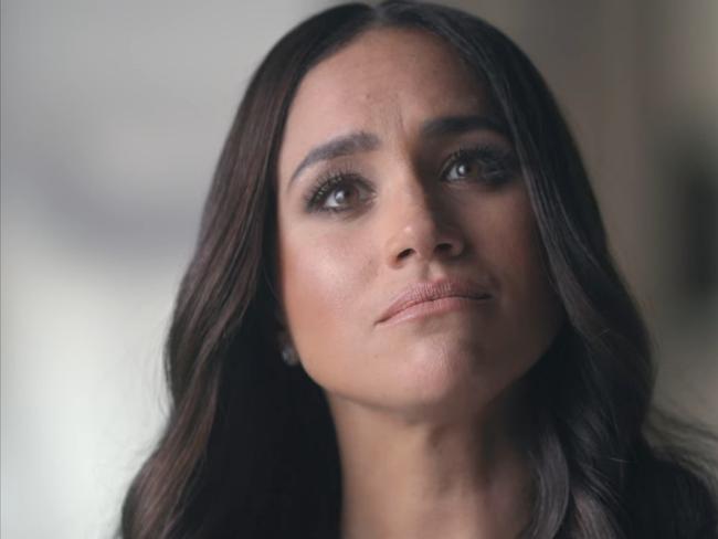 EPISODE 6: Harry and Meghan Netflix docuseries episode 6. Pictured: Meghan Markle talking about lawsuit with the Daily Mail. Picture: Netflix