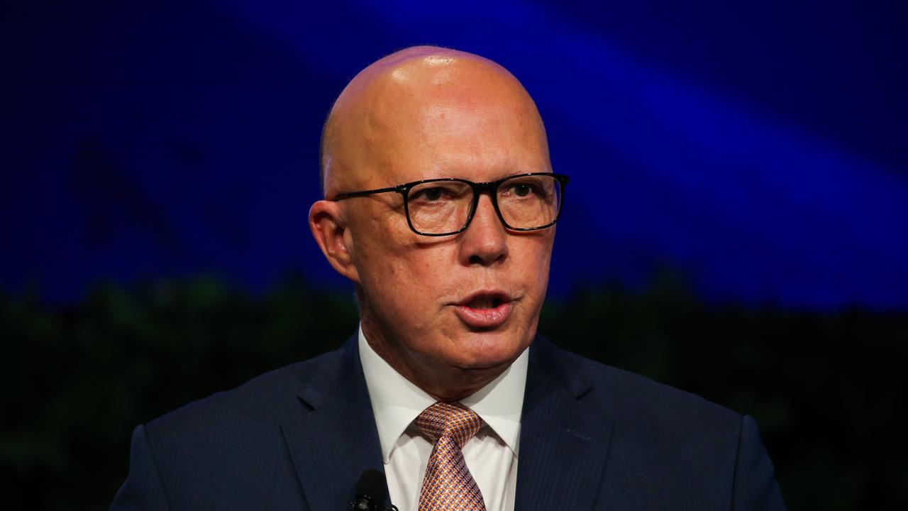 Opposition Leader Peter Dutton has renewed his attack on the government over the visa issue. Picture: NCA NewsWire / Gaye Gerard