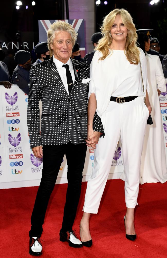 Rod Stewart and Penny Lancaster have been married for 13 years. Picture: Gareth Cattermole/Getty Images