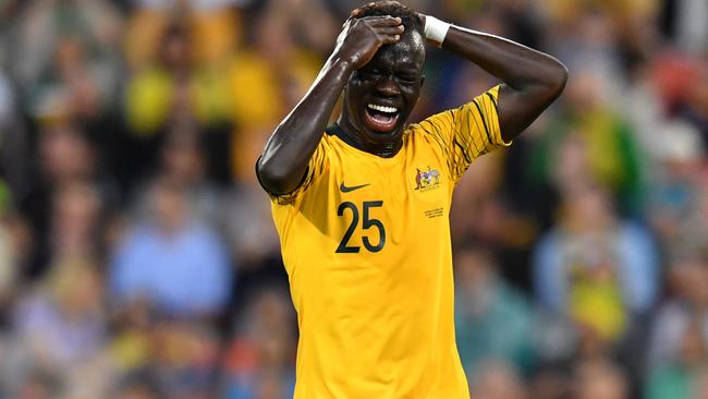 Awer Mabil has impressed in his short Socceroos stint thus far.