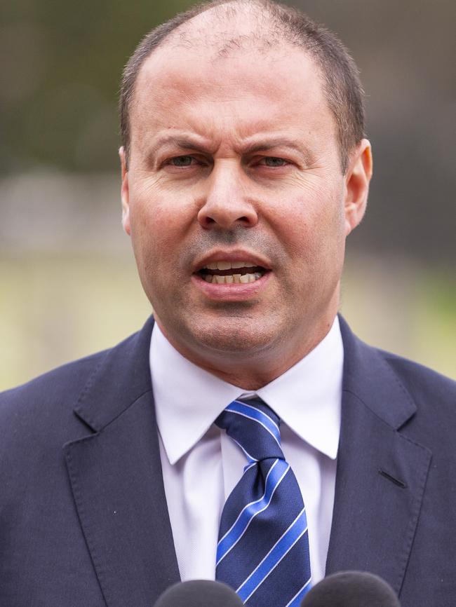 Treasurer Josh Frydenberg. Picture: AAP Image/Daniel Pockett