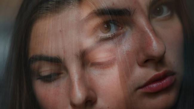 A multiple exposure portrait of Anastasia Vlasova at home last month. Picture: Hannah Yoon