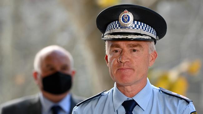 NSW Police Deputy Commissioner Mal Lanyon issued the warning on Wednesday. Picture: NCA NewsWire/Bianca De Marchi
