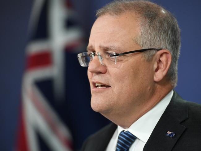 Treasurer Scott Morrison will attend a series of high-level meetings this week. Picture: Brendan Esposito