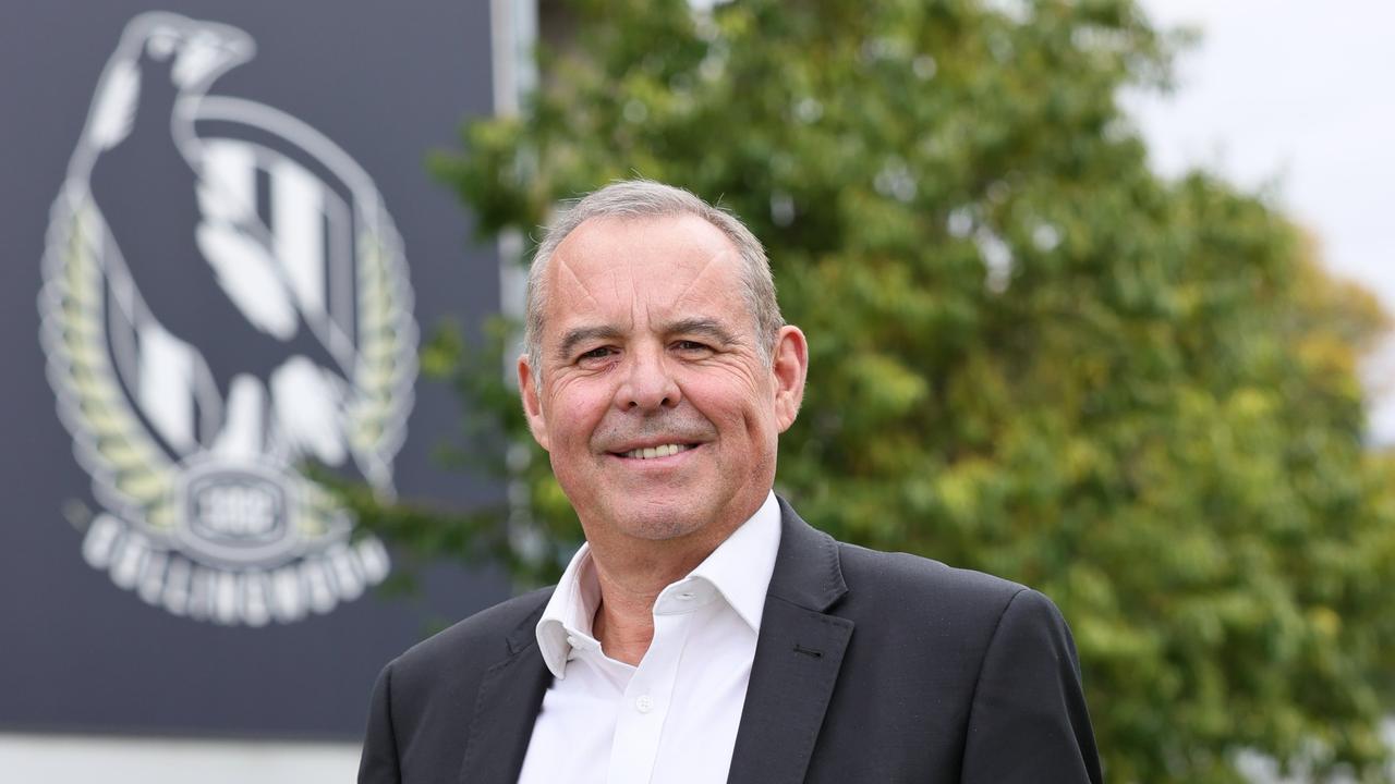 Mark Korda Collingwood AFL president.