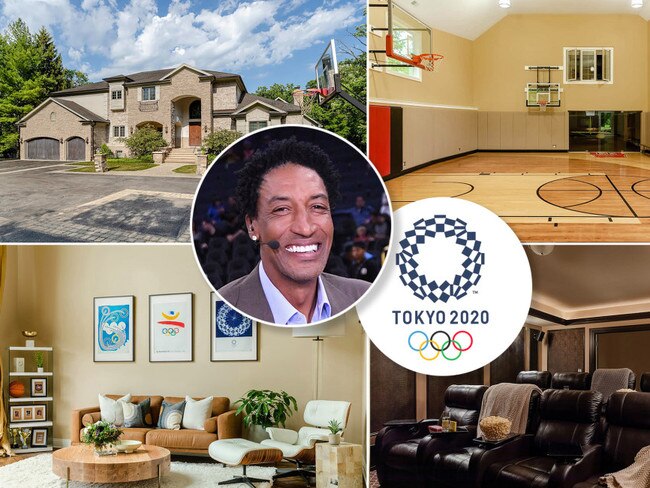 Scottie Pippen offers his Chicago home for under $100 a night. Picture: Airbnb