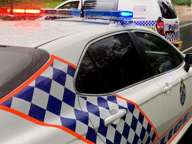 Car rolls after ‘slipping off highway’ in wet weather