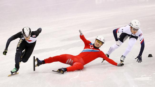 Olimpiade Musim Dingin 2018: Pesaing speed skater Korea Utara melakukan perjalanan