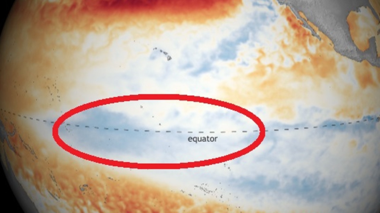 La Nina is measured in a remote area of the Pacific known as Nino 3.4.