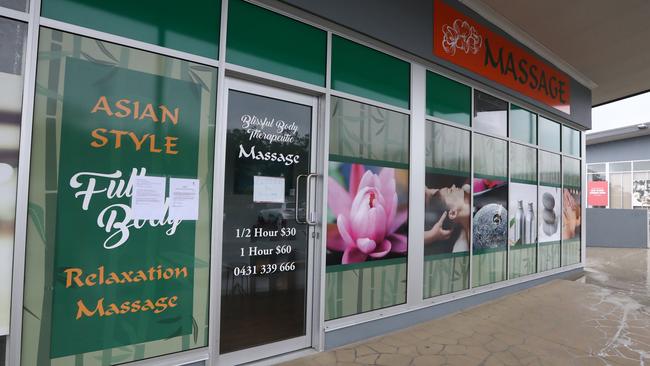 A Massage Parlour on Olsen Ave Molendinar has been closed down due to being an illegal brothel. Picture: Jason O'Brien