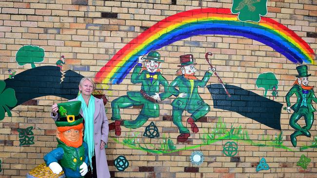 Bridget O’Toole in the Hastings lane named O’Toole Walk after her husband Dermot O'Toole. Picture: Derrick den Hollander