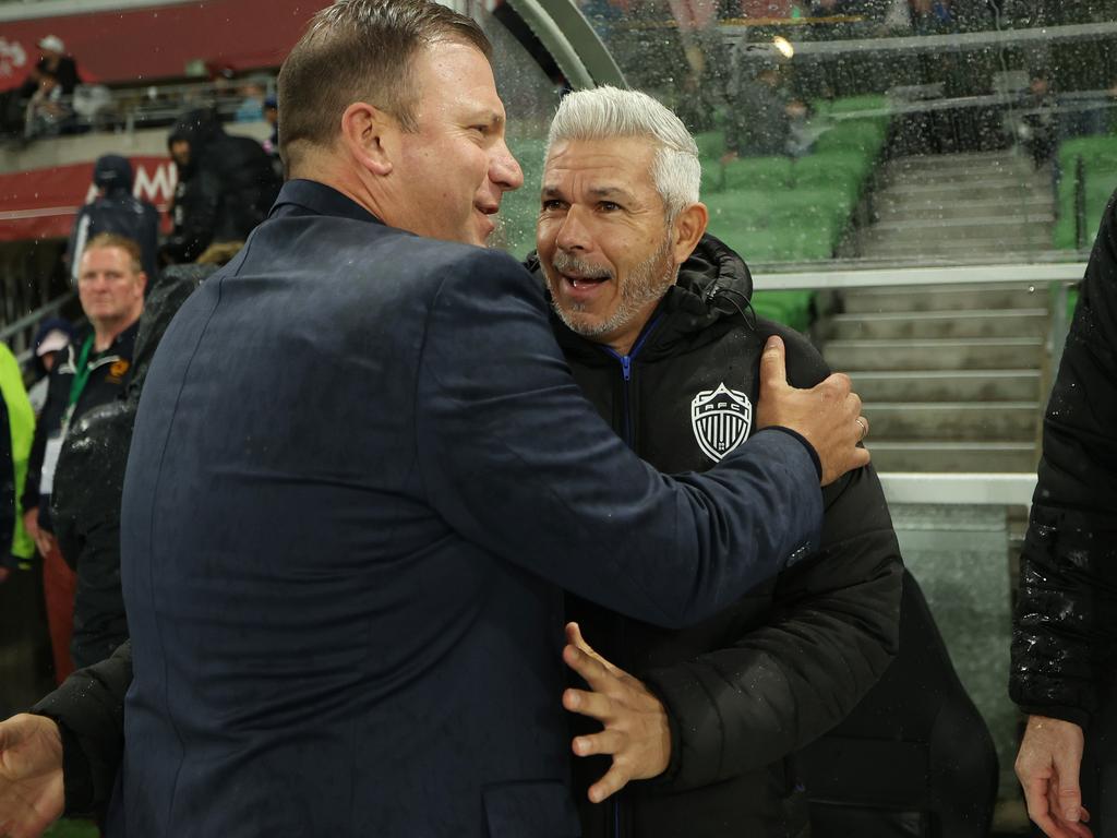 Steve Corica has Auckland FC on track to make the decider after being sacked by Sydney FC last season. Picture: Robert Cianflone/Getty Images