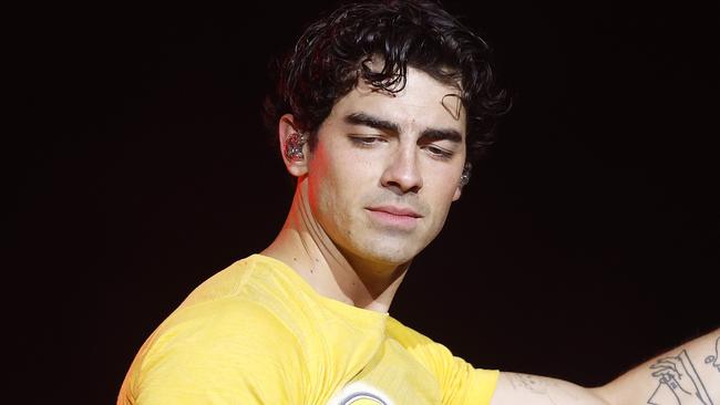 The Jonas Brothers pictured performing at the Brisbane Entertainment Centre, Brisbane 5th March 2024.  (Image: Josh Woning)