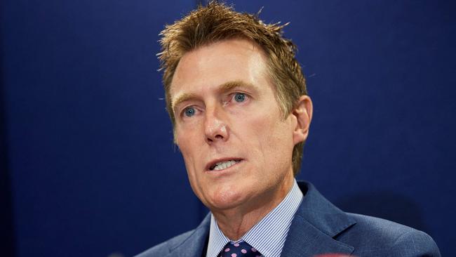 Attorney-General Christian Porter publicly denied the historical rape allegations. Picture: Stefan Gosatti/AFP