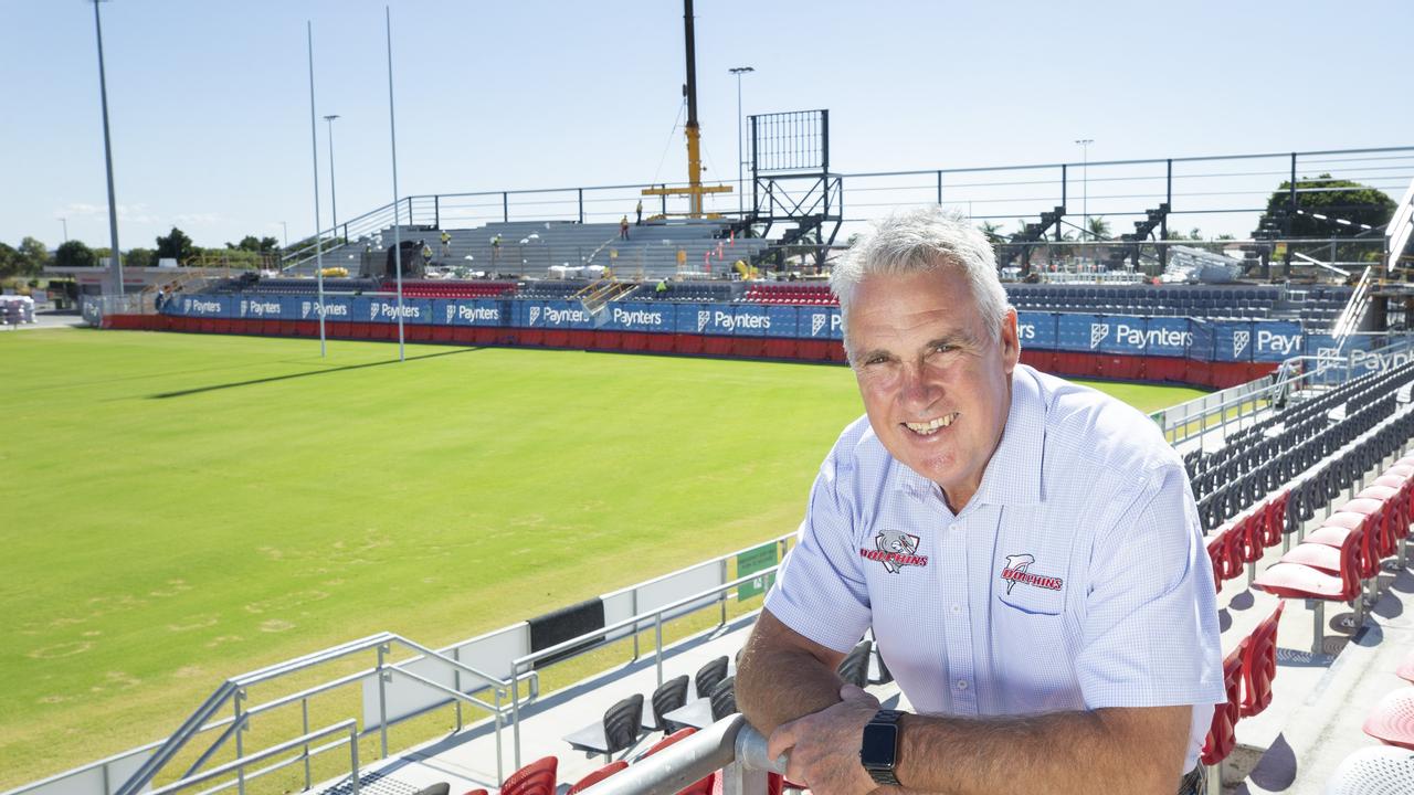 Redcliffe Dolphins CEO Tony Murphy is pushing for a new team in Moreton Bay. Picture: Renae Droop