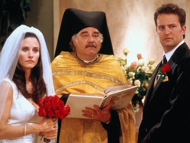 Matthew Perry was being transferred between rehab centres while filming the famous Friends wedding episode.