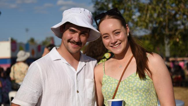 Josh Weedon and Chloe Newell at BASSINTHEGRASS 2024. Picture: Alex Treacy