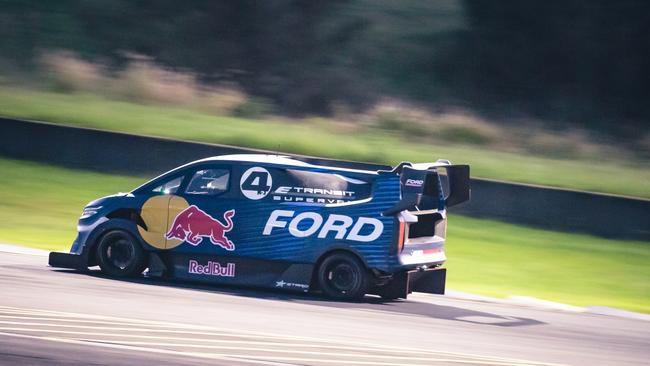 The SuperVan has completed testing at Sydney Motorsport Park.