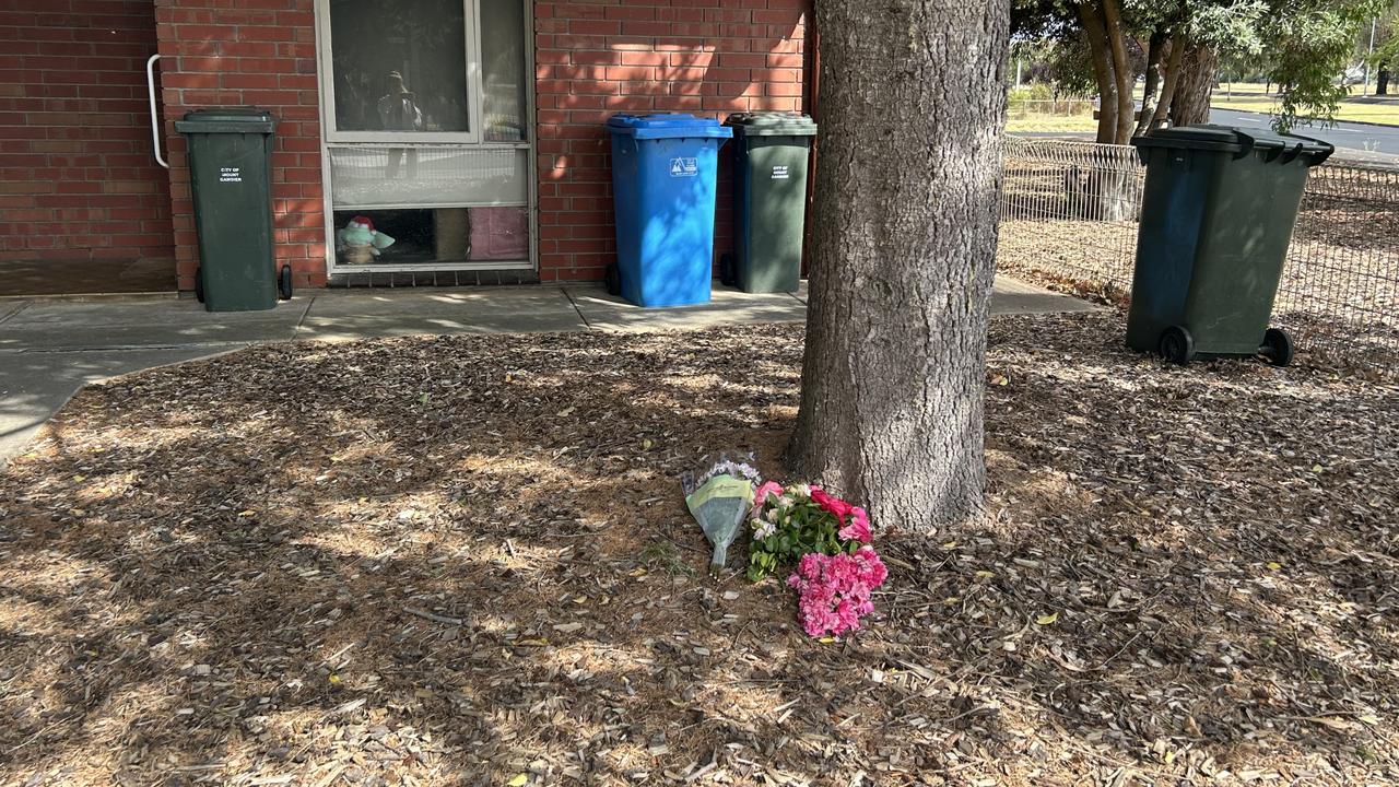 Flowers have been laid in tribute to Rachel Moresi, whose body was discovered at her Mount Gambier home on Wednesday. Picture: Supplied