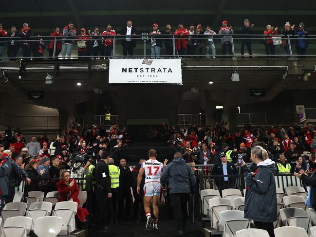 Many fans were happy to see de Belin back in action (photo by Cameron Spencer/Getty Images).