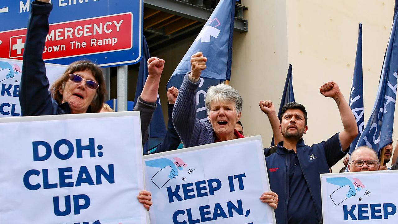 Royal Hobart Hospital cleaners ‘floored’ by staff move