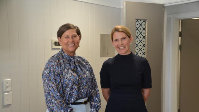 Mundingburra MP Janelle Poole with Cranbrook Medical Owner Dr Naomi Gleadow. Picture: Nikita McGuire