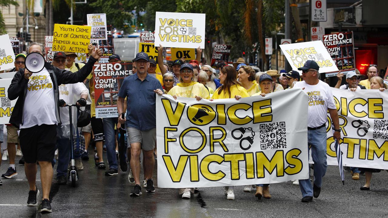 No rentacrowd Brisbane victims of youth crime take to streets Gold