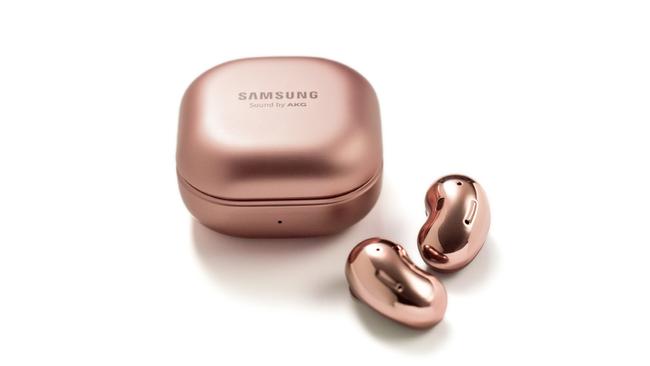 The Samsung Buds Live feature an unusual, beanlike shape.