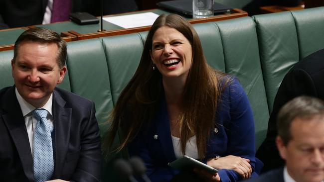 Kate Ellis in the House of Representatives at Parliament House, Canberra.