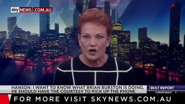 Hanson on the Bolt report - Sky News