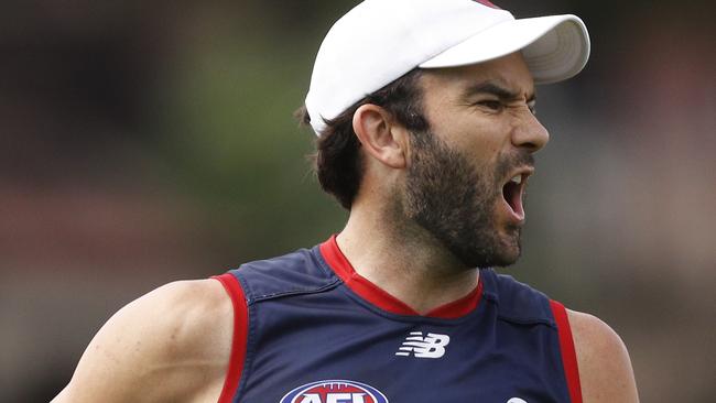 Jordan Lewis was a late out against Port Adelaide. Picture: AAP Images 