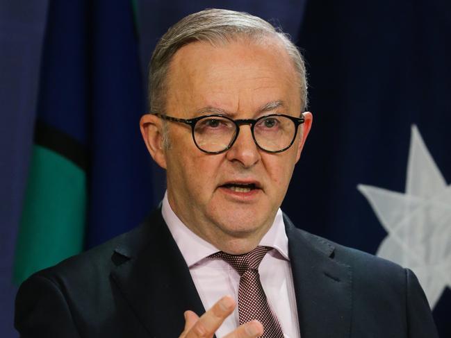 Prime Minister Anthony Albanese has refused to say if more detainees were released from detention over teh summer. Picture: NCA Newswire/ Gaye Gerard