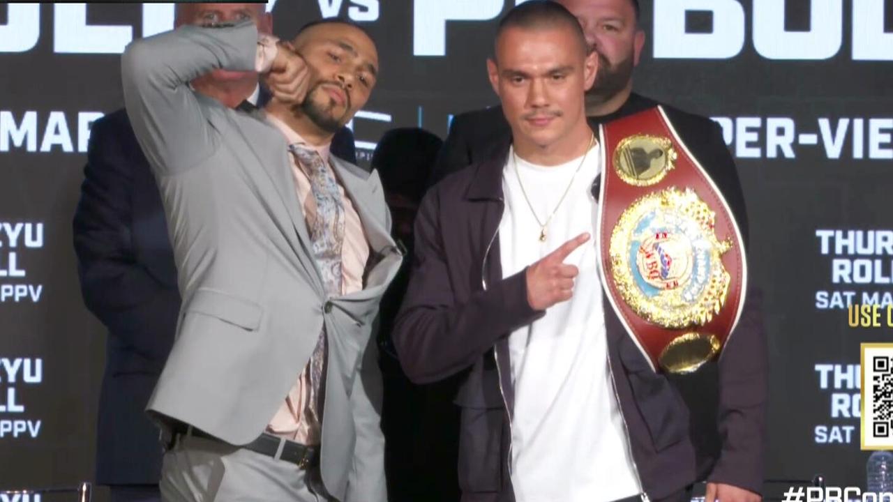 Tszyu and Thurman will face off in March. Picture: Supplied