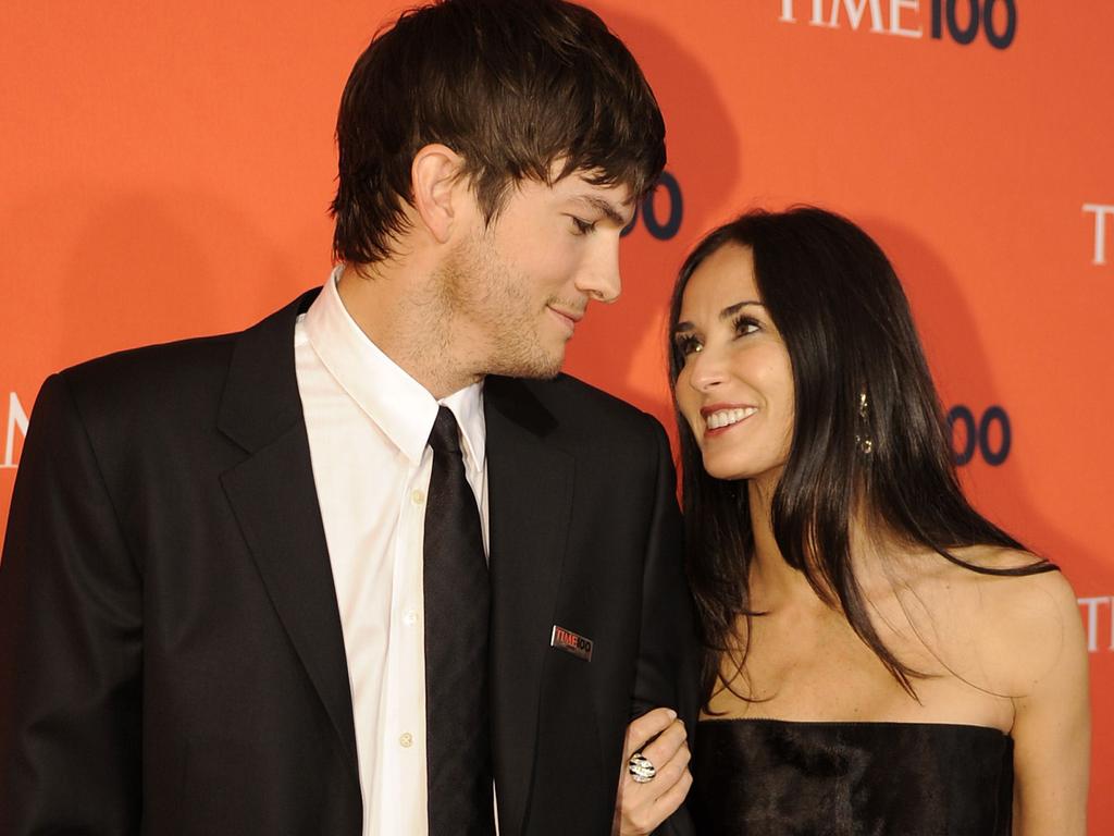 Ashton Kutcher is unhappy with Demi Moore’s allegations in her book. Picture: AFP