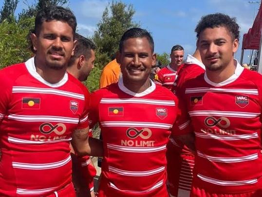 Mackay's Brenton Baira, Ben Barba, and Isaiah Tass all featured in WAC's Koori Knockout triumph. Picture: Supplied.