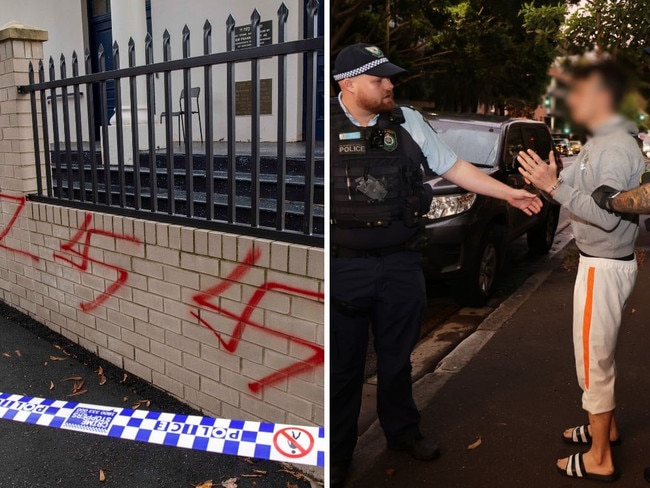 A 33-year-old man was charged after he allegedly attempted to set the Newtown Synagogue on fire on January 11. Picture: Supplied.