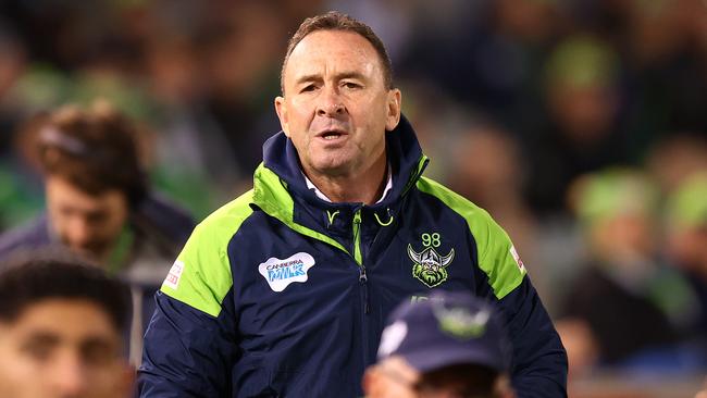 Raiders coach Ricky Stuart. Picture: Mark Nolan/Getty Images