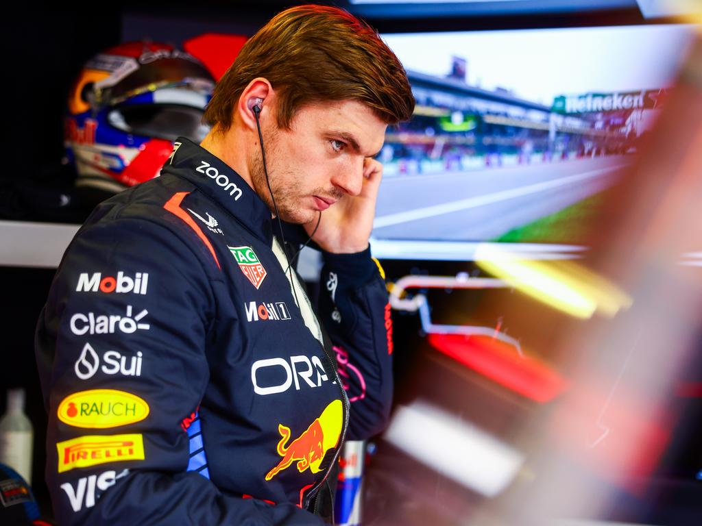 Max Verstappen during the Mexican Grand Prix. Picture: Getty Images