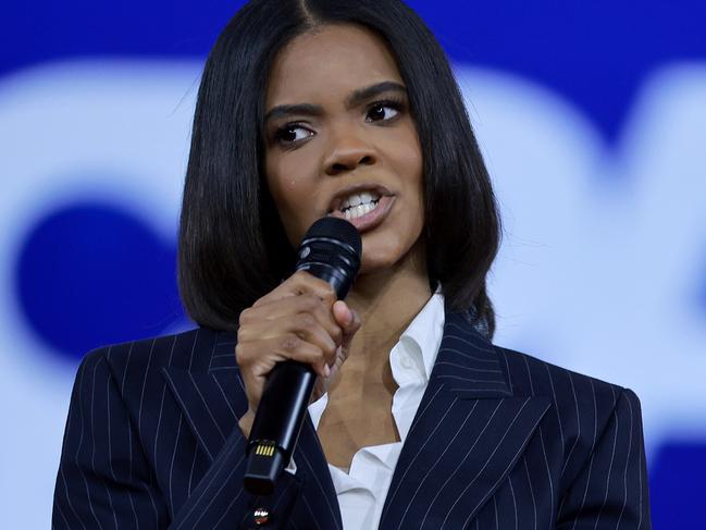 ORLANDO, FLORIDA - FEBRUARY 25: Candace Owens speaks during the Conservative Political Action Conference (CPAC) at The Rosen Shingle Creek on February 25, 2022 in Orlando, Florida. CPAC, which began in 1974, is an annual political conference attended by conservative activists and elected officials.   Joe Raedle/Getty Images/AFP == FOR NEWSPAPERS, INTERNET, TELCOS & TELEVISION USE ONLY ==