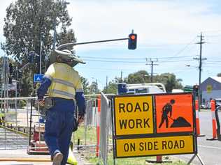 ROADWORKS: The Warrego Highway upgrade in Dalby has resulted a change in traffic conditions. Picture: Michael Doyle