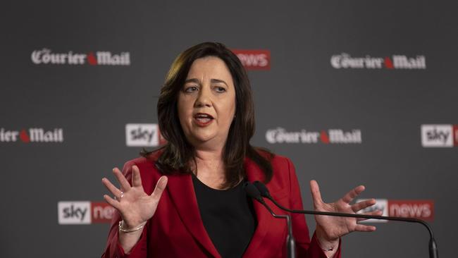 Premier Annastacia Palaszczuk says Queensland would be like Victoria if not for her government’s “strong health response”. Picture: Sarah Marshall/NCA NewsWire