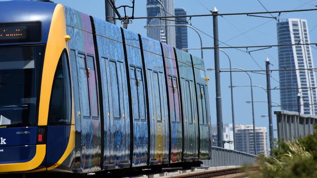 A tunnel through Burleigh Hill is firming as one of the favoured options in early planning for stage three of the Gold Coast light rail. Picture: Steve Holland