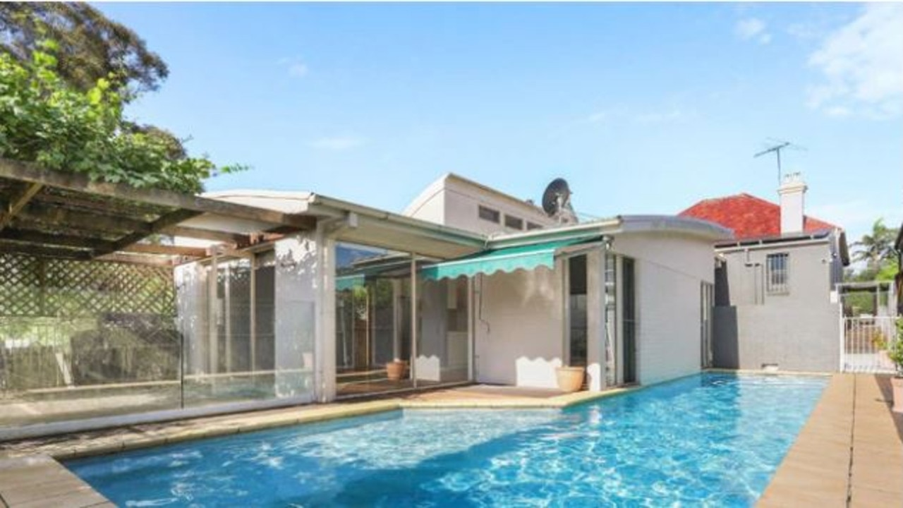 Mr Albanese is renting out his mortgage-free federation bungalow with a pool for over $1300 a week. Picture: Domain