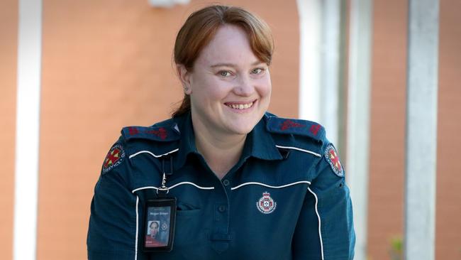 Paramedic Megan Brown. Picture: Jamie Hanson